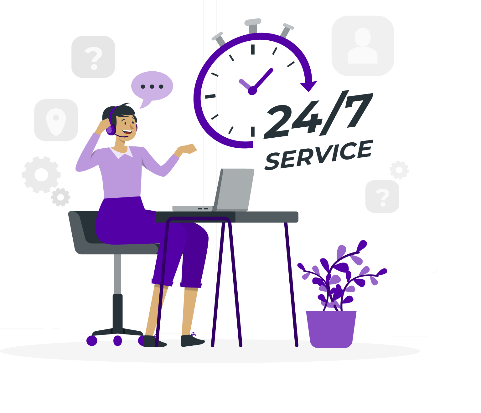 Contact us illustration